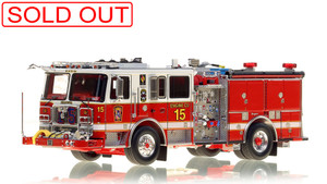 1:50 scale model of DC Fire & EMS Engine 15 - Seagrave Capitol Pumper