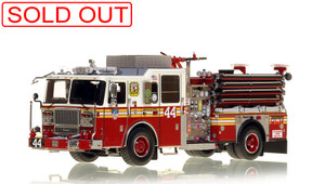 1:50 scale model of FDNY Seagrave Engine 44