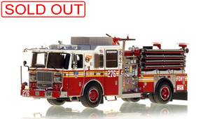 1:50 scale model of FDNY Seagrave Engine 276 - Brooklyn