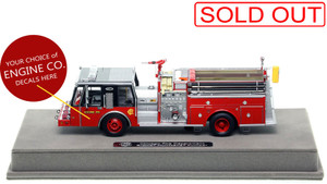 1:50 scale Chicago Fire Department Hurricane Engine - Customizable