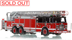 1:50 scale model of Chicago Fire Department 2002 Pierce Dash 100' Aerial - Truck 3