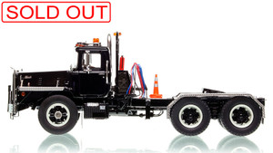1:50 scale model of Mack DM 800 Tandem Axle Tractor - Black