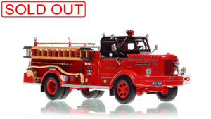 1:50 scale model of Chicago Fire Department 1953 FWD F-1000T - Engine 8