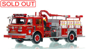 1:50 scale model of FDNY 1982 American LaFrance Satellite 3 - Brooklyn