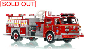 1:50 scale model of FDNY 1982 American LaFrance Satellite - Maxi-Water Unit 207 - Brooklyn