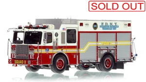 1:50 scale model of Philadelphia Fire Department Spartan Engine 43