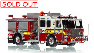1:50 scale model of Fire Department City of New York KME Engine 225 - Brooklyn