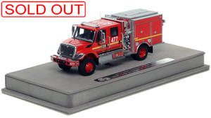 1:50 scale model of Los Angeles County Fire Department Engine 477