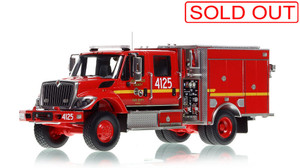 1:50 scale model of Los Angeles County Fire Department Engine 4125