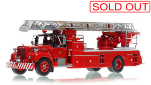 1:50 scale model of Chicago Fire Department 1960 Mack® B85F/Magirus 146' Aerial - Truck Co. 8