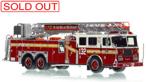 1:50 scale model of Fire Department City of New York 2001 Ladder 132 - Brooklyn