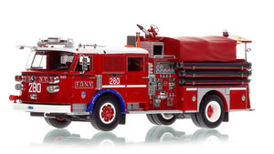 1:50 scale model of FDNY 1980 American LaFrance Engine 280 - Brooklyn