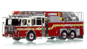 1:50 scale model of Fire Department City of New York 2017 Ladder 83 - Staten Island
