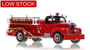 1:50 scale model of 1:50 scale model of Chicago Fire Department 1956 Mack® B95 Engine 21