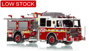 1:50 scale model of FDNY 2014 Seagrave Attacker HD High Pressure Engine 258 - Queens