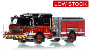 1:50 scale model of Chicago Fire Department 2020 E-One Cyclone II Engine 72