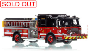 1:50 scale model of Chicago Fire Department 2020 E-One Cyclone II Engine 127