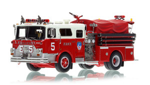 1:50 scale model of FDNY 1984 Mack® CF Pumper - Engine 5 - Manhattan