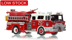 1:50 scale model of FDNY 1985 Mack® CF Pumper - Engine 253 - Brooklyn