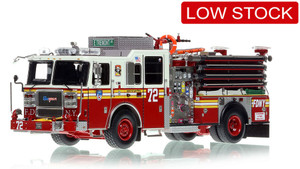 1:50 scale model of Fire Department City of New York 2010 Seagrave Engine 72 - Bronx