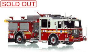 1:50 scale model of FDNY 2020 Seagrave Attacker HD Engine 40 - Manhattan
