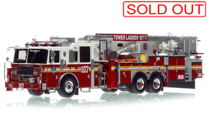 Fire Replicas FDNY 2017 Seagrave Attacker 75' Tower Ladder 120