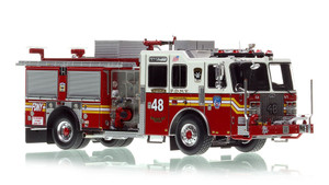 1:50 scale model of FDNY 2015 KME Severe Service Engine 48 -  Bronx