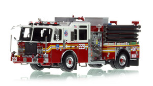 1:50 scale model of FDNY 2016 KME Severe Service Engine 229 - Brooklyn