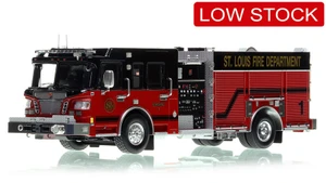 1:50 scale model of St. Louis Fire Department 2010 Spartan/Smeal Engine 1 - Benton Park