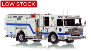 1:50 scale model of Kern County 2022 Pierce Enforcer Engine 42 - Niles