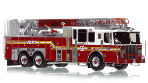 1:50 scale model of Fire Department City of New York 2013 Ferrara Ladder 56 - Bronx