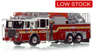 1:50 scale model of Fire Department City of New York 2013 Ferrara Ladder 133 - Queens