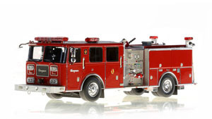 Classic Seagrave J-Cab Commander Pumper scale model now available