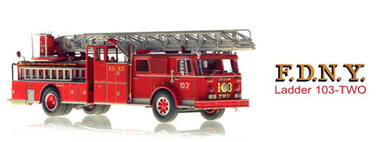 The series of FDNY Classics continues with Brooklyn's 1974 "Phone Booth" ladder 103-TWO