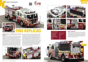 FDNY Engine 45 featured in Truck Model World, U.K.