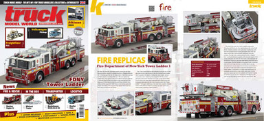 FDNY Tower Ladder 1 lands cover of international magazine