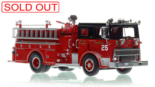 Chicago Fire Department 1974 Mack MB Engine Co. 25 - South Side - Fire Academy