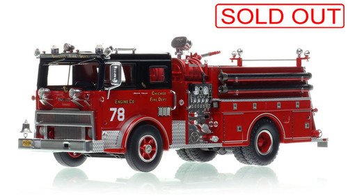 Fire Replicas Chicago Fire Department 1974 Mack MB Engine Co. 129