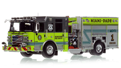 1:50 scale Miami-Dade 2023 Pierce Enforcer Engine 1