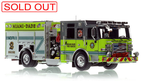 1:50 scale Miami-Dade 2023 Pierce Enforcer Engine 2