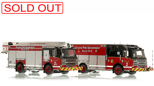 1:50 museum grade scale model of Chicago Squad 2 1:50 museum grade scale model of Chicago Squad 2