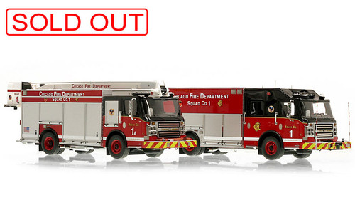 1:50 museum grade scale model of Chicago Squad 1 1:50 museum grade scale model of Chicago Squad 1