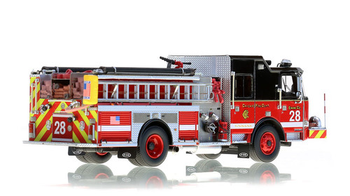Fire Replicas Chicago Fire Department E-One Hurricane Engine 26 Scale Model