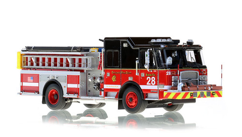 Fire Replicas Chicago Fire Department E-One Engine 28 Scale Model