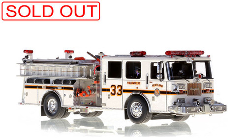 1:50 museum grade scale model of Kentland Engine 331