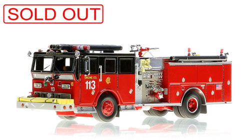 Fire Replicas Chicago Fire Department Engine 113 Scale Model
