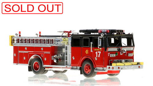 Chicago Fire Department Engine 17 scale model fire truck Chicago Fire Department Engine 17 scale model fire truck