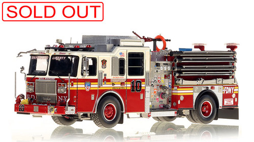 1:50 scale model of FDNY Engine 10 1:50 scale model of FDNY Engine 10