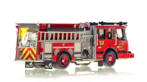 Fire Replicas Detroit Fire Department Ferrara Engine 52 Scale Model