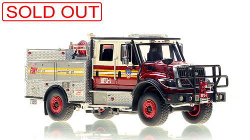 1:50 scale model of FDNY Brush Fire Unit 1 - Staten Island